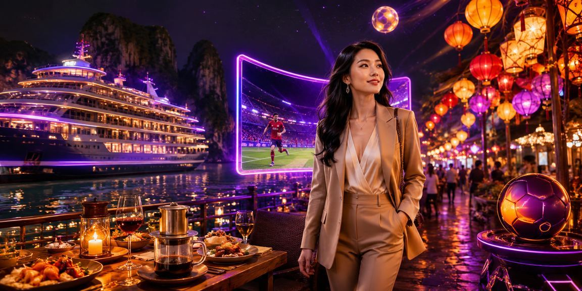 Không gian chơi cá cược thể thao tại vịnh Hạ Long